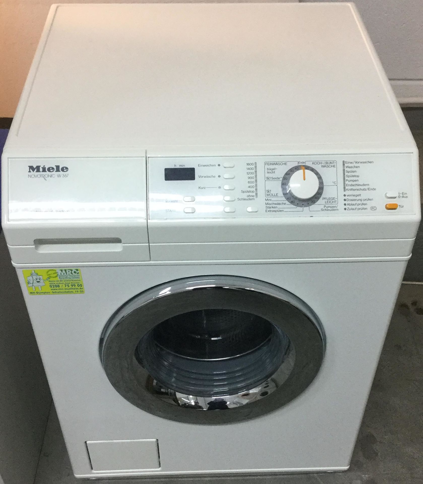 Waschmaschine 45 Cm Breit Frontlader Miele Waschen - MRC | Mülheimer Hausgeräte Recycling Center